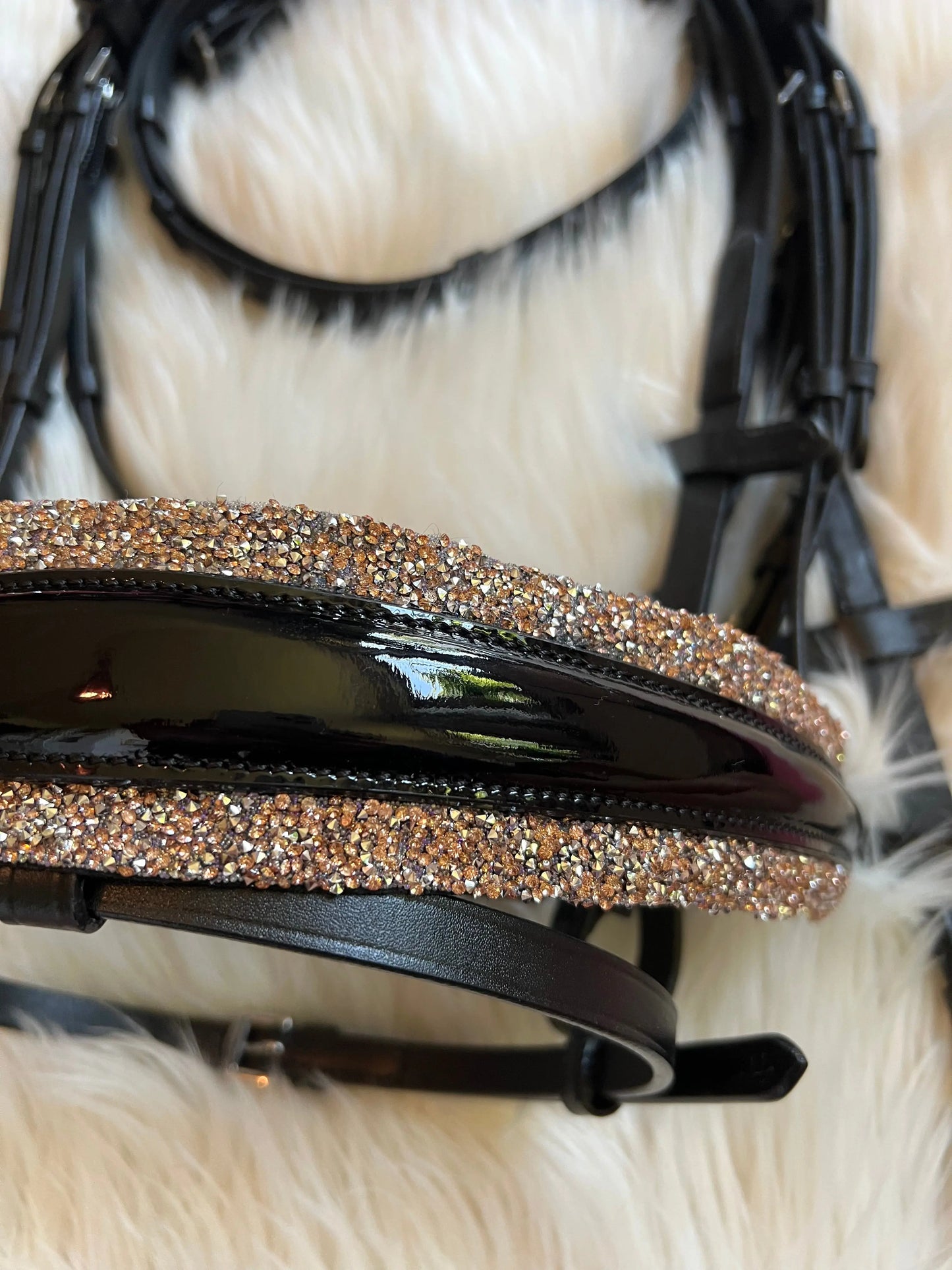 Signature Black - erstelle deinen Glitzer selbst - Trense, Kandare, Nasenriemen CR-Harmonyequestrian