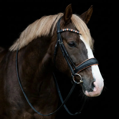 Trense Flower Peach CR-Harmonyequestrian