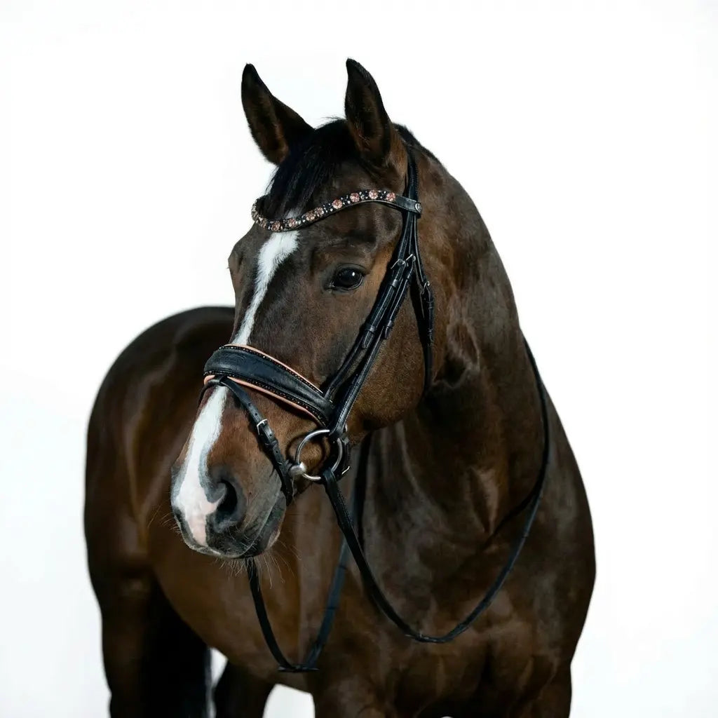 Trense Flower Peach CR-Harmonyequestrian