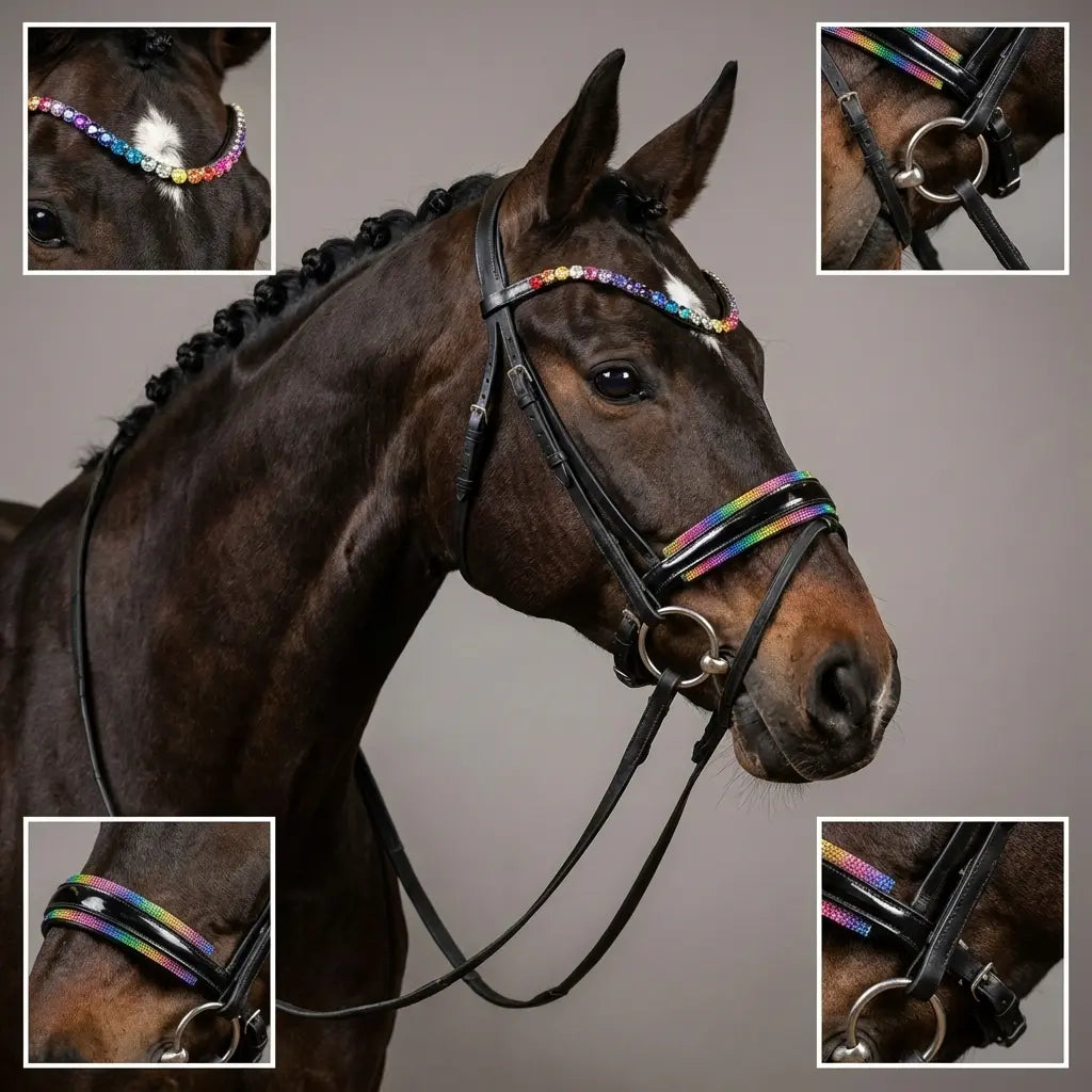 Trense Rainbow Crystal CR-Harmonyequestrian