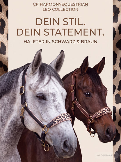 Leo Collection – Halfter mit Glitzer-Padding