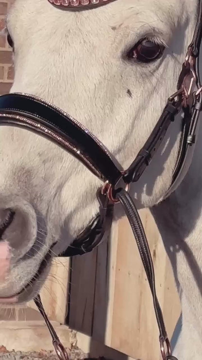 Roségold Editon - Harmony Bridle - gebisslose Trense