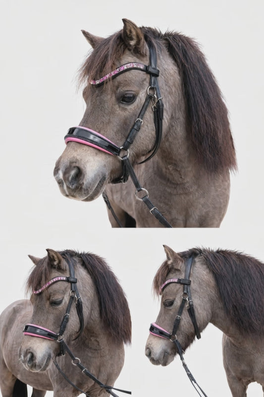 CR Harmonybridle für Shetty & Mini - gebisslose 3-in-1 Trense für die Kleinen